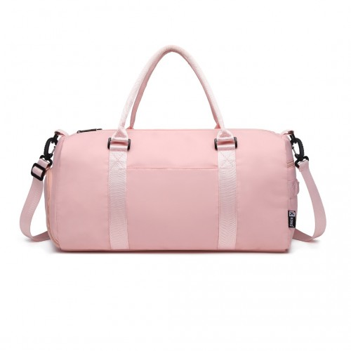 Waterproof Gym bag Carry On Weekend Bag - Pink