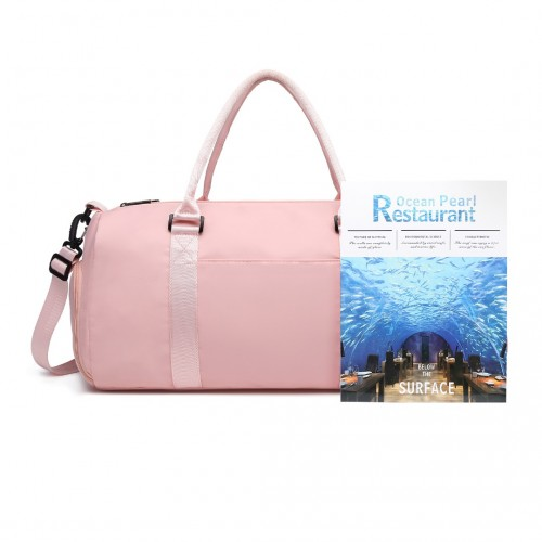 Waterproof Gym bag Carry On Weekend Bag - Pink