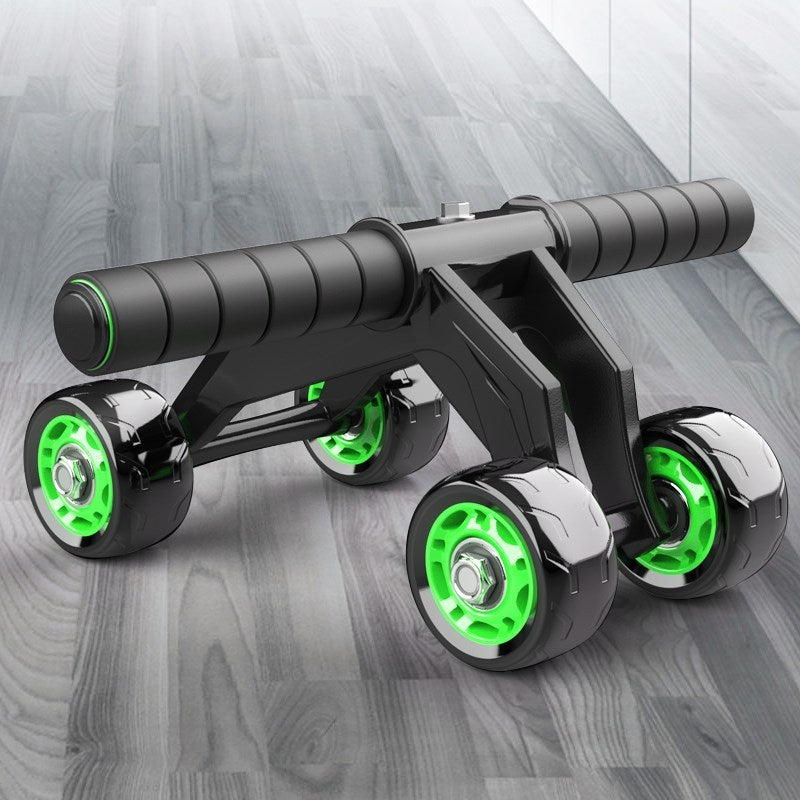 New Design Foldable 4 Wheel Exercise Wheel - Ab Workout Kit